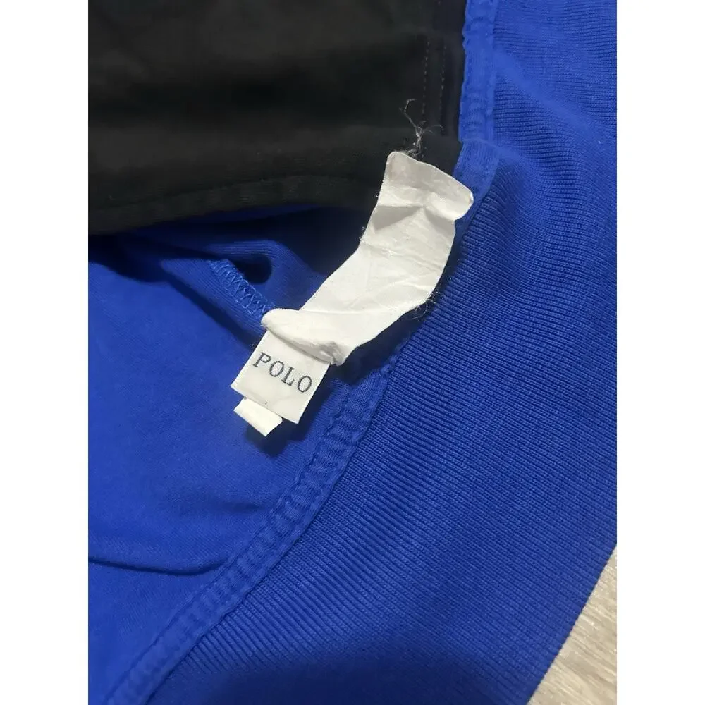 Polo Ralph Lauren Jacket Mens S Blue Black Outdoor Sweater Hiking Performance